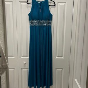 Teal Long Gown